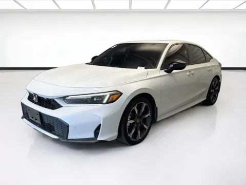 White 2025 Honda Civic Hybrid for sale in Montclair, CA