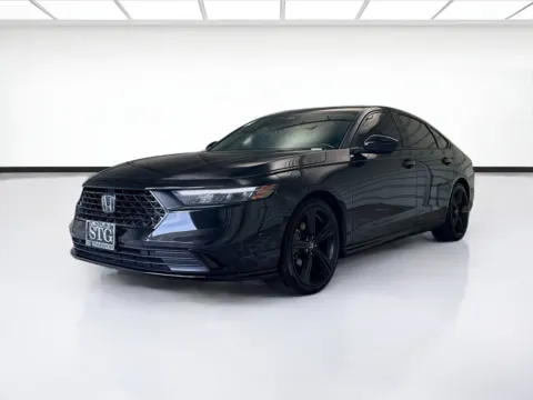 Black 2025 Honda Accord Hybrid Sport-L for sale in Montclair, CA