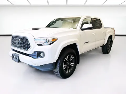 White 2019 Toyota Tacoma TRD Sport V6 for sale in Montclair, CA