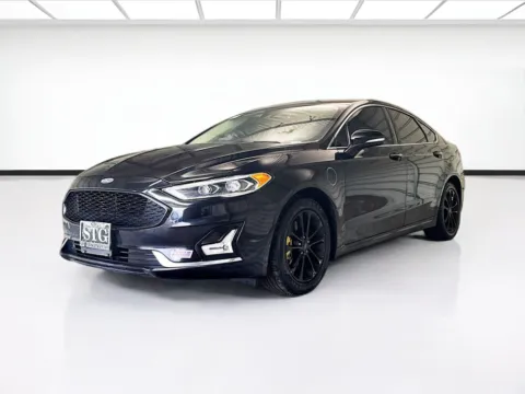 Black 2019 Ford Fusion Energi Titanium for sale in Montclair, CA