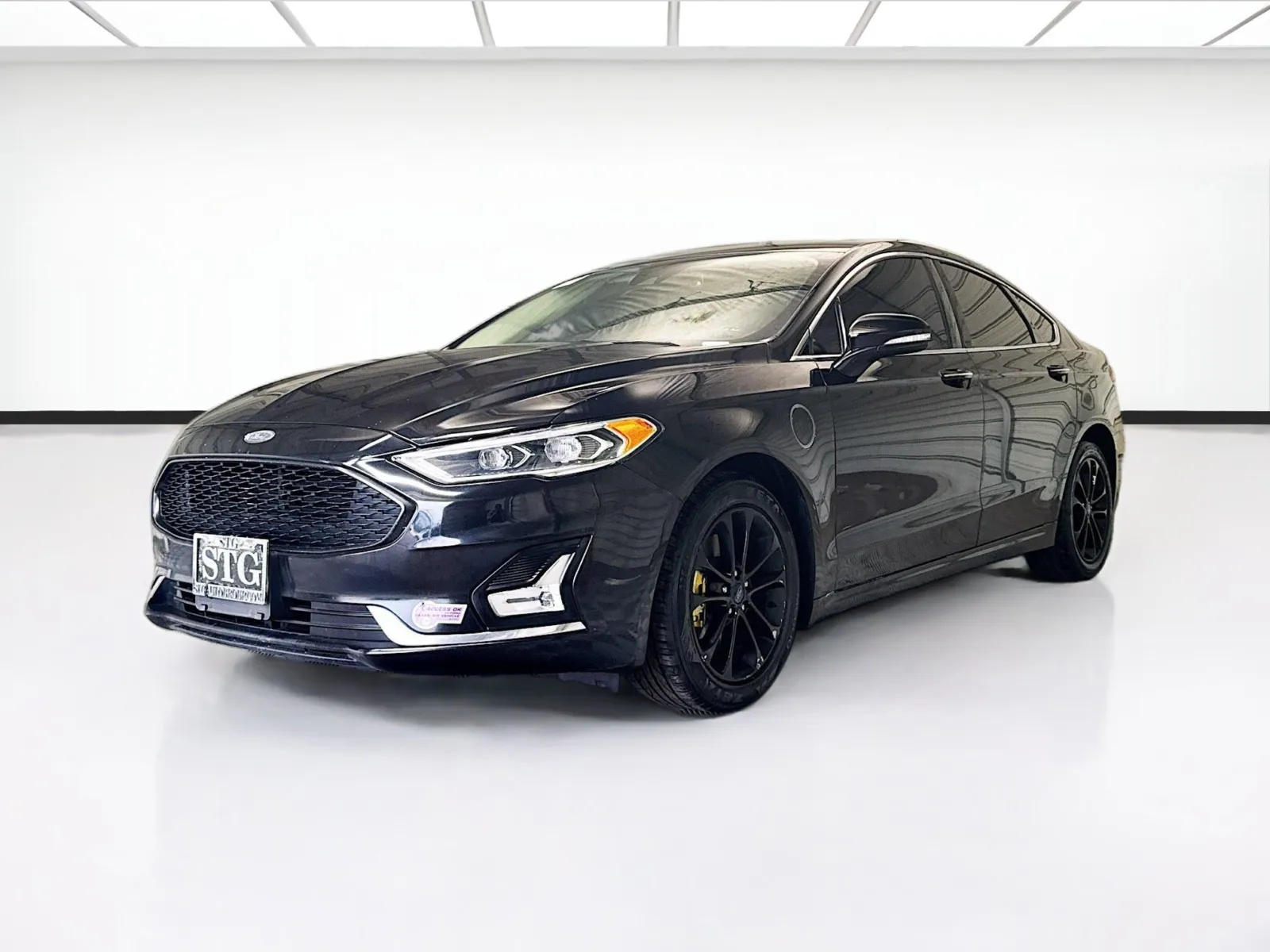 Black 2019 Ford Fusion Energi Titanium for sale in Montclair, CA