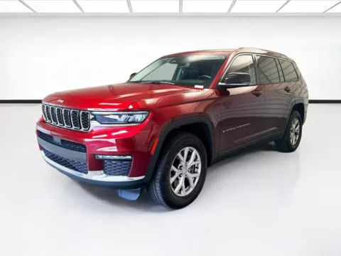 Red 2021 Jeep Grand Cherokee L Limited for sale in Montclair, CA