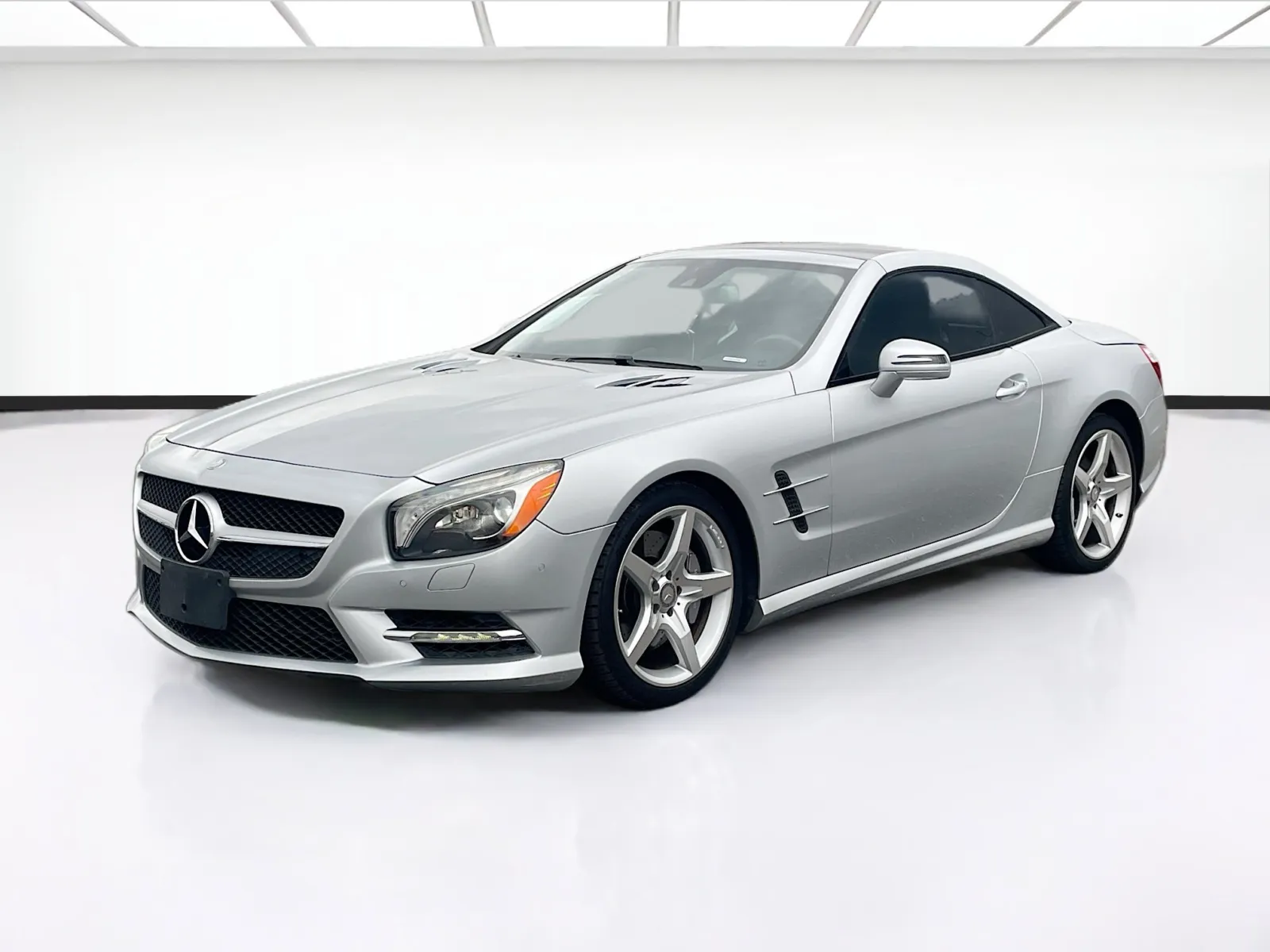 Silver 2015 Mercedes-Benz SL-Class SL 400 Roadster for sale in Montclair, CA