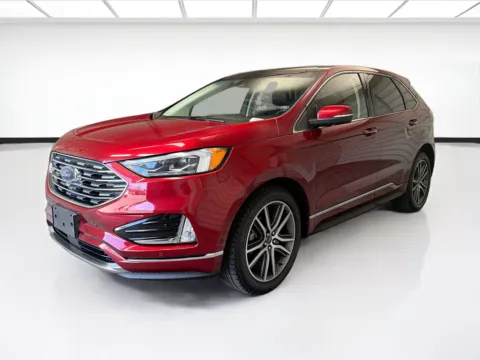 Red 2019 Ford Edge Titanium for sale in Montclair, CA