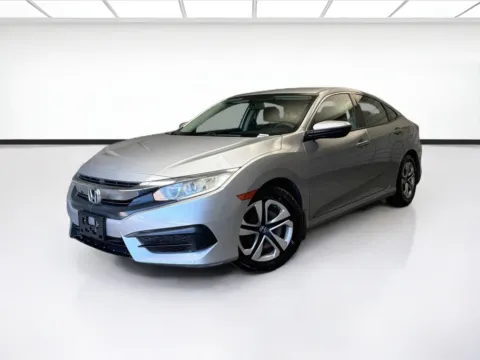 Silver 2016 Honda Civic LX for sale in Montclair, CA