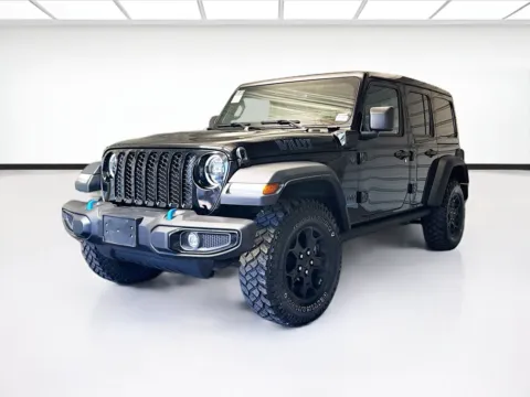 Black 2023 Jeep Wrangler Willys 4xe for sale in Montclair, CA