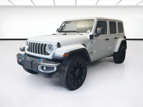White 2024 Jeep Wrangler Sahara 4xe for sale in Montclair, CA