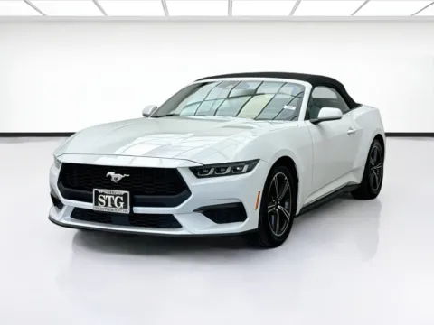 White 2024 Ford Mustang EcoBoost Premium for sale in Montclair, CA