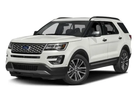 White 2017 Ford Explorer Platinum for sale in Montclair, CA