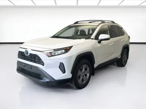White 2022 Toyota RAV4 Hybrid LE for sale in Montclair, CA