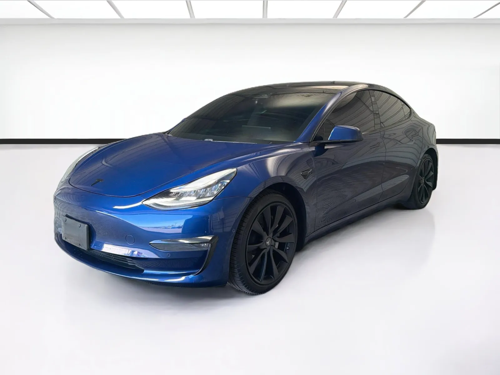 Blue 2019 Tesla Model 3 Long Range for sale in Montclair, CA