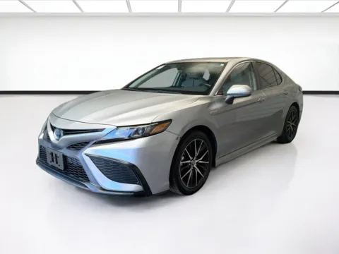 Silver 2021 Toyota Camry Hybrid SE for sale in Montclair, CA