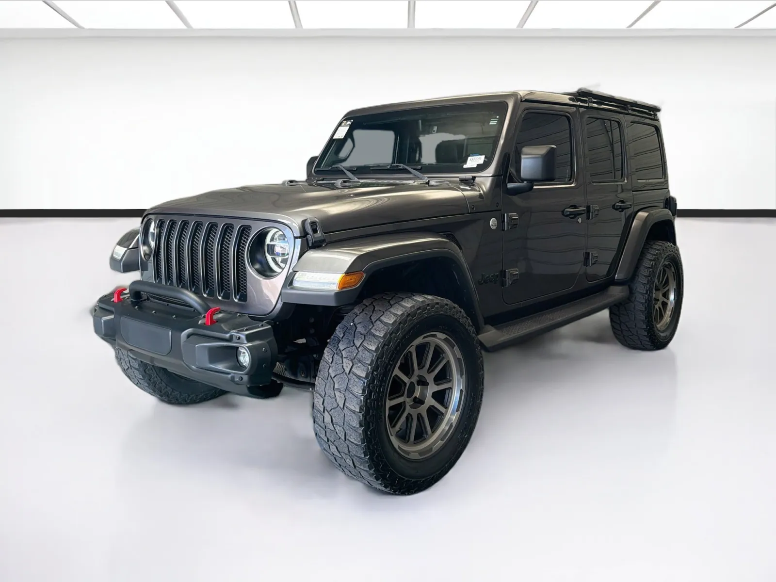 Gray 2018 Jeep Wrangler Unlimited Sahara for sale in Montclair, CA