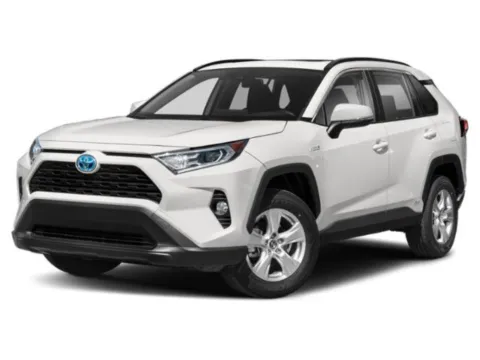 White 2020 Toyota RAV4 Hybrid XLE for sale in Montclair, CA