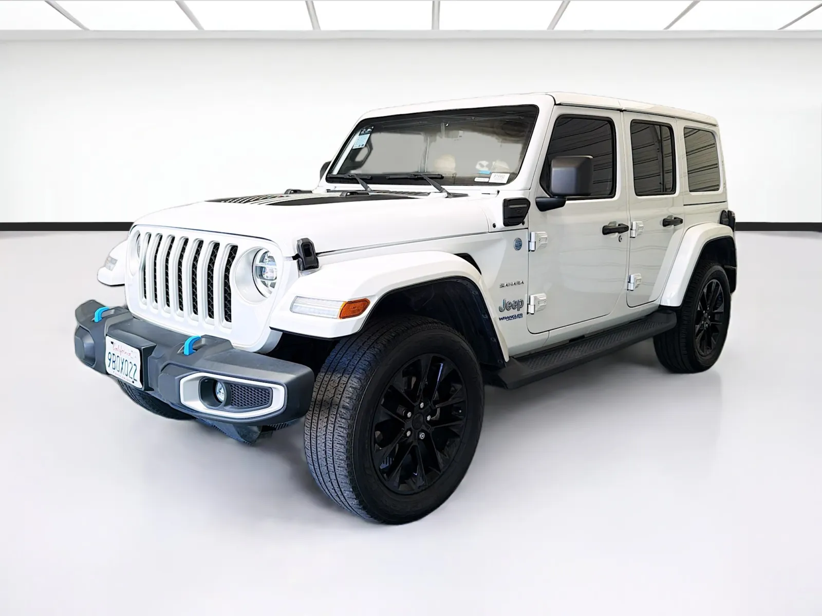 White 2022 Jeep Wrangler Unlimited Sahara 4xe for sale in Montclair, CA