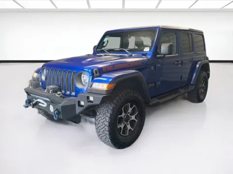 Blue 2018 Jeep Wrangler Unlimited Rubicon for sale in Montclair, CA