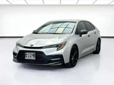 Silver 2021 Toyota Corolla SE Nightshade for sale in Montclair, CA