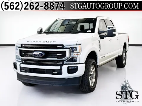 White 2021 Ford F-350 Super Duty Platinum for sale in Montclair, CA