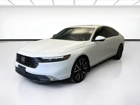 White 2023 Honda Accord Hybrid Touring for sale in Montclair, CA