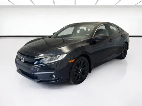 Black 2019 Honda Civic Sport for sale in Montclair, CA