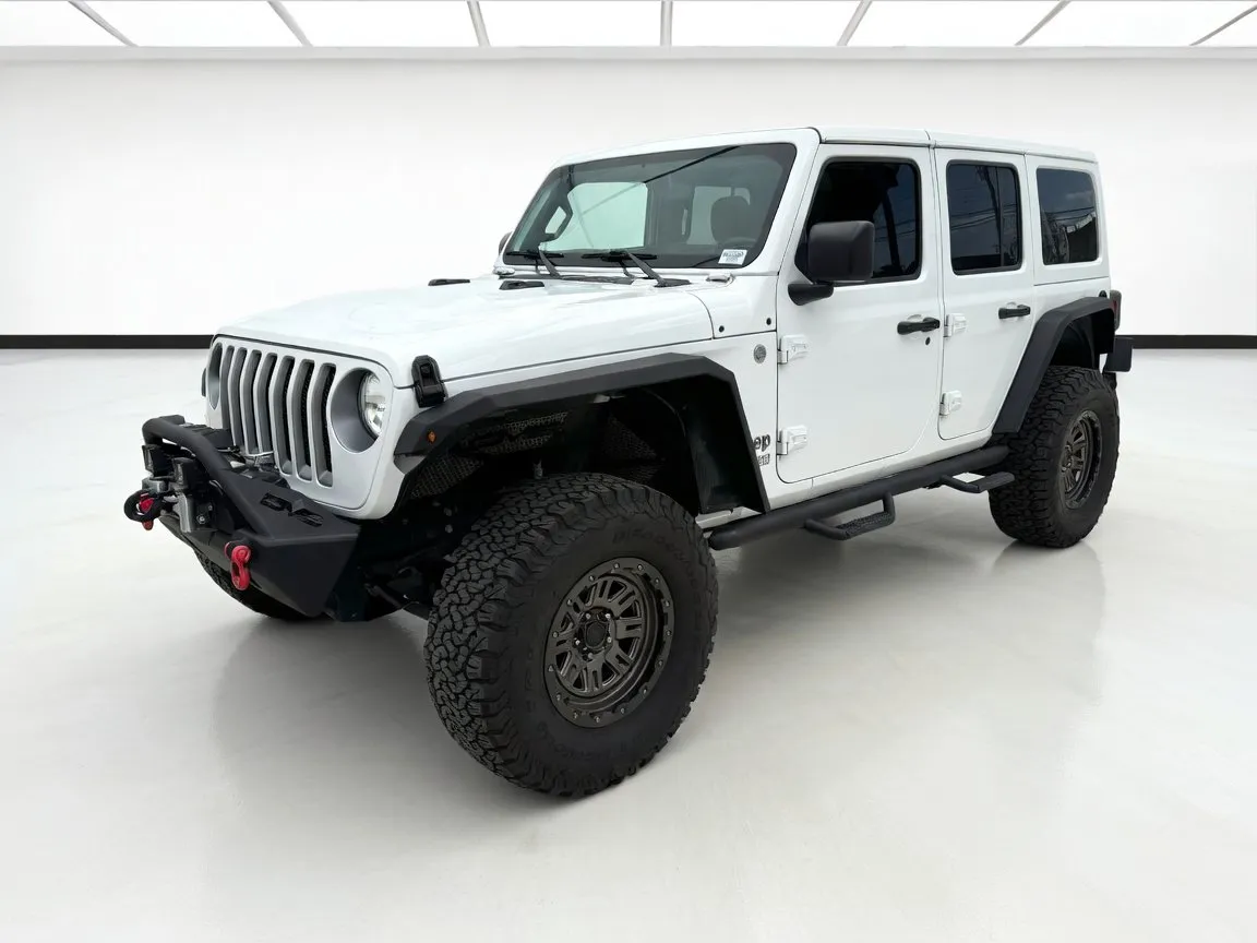 White 2018 Jeep All-New Wrangler Unlimited Sport S for sale in Montclair, CA