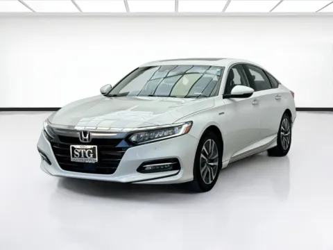White 2019 Honda Accord Hybrid Touring for sale in Montclair, CA