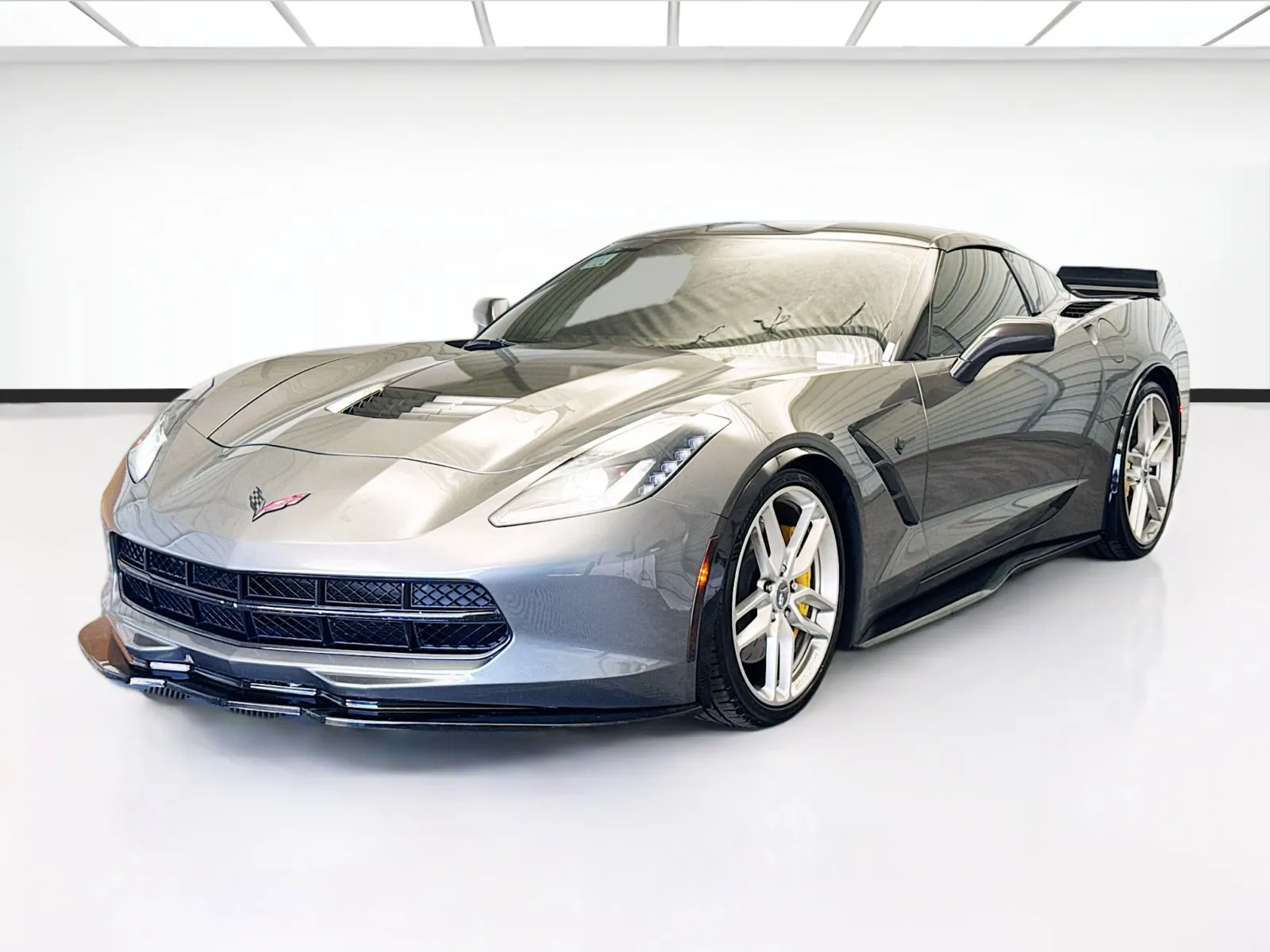 Chevon アメーバTグレー　サイン入 Used 2015 Chevrolet Corvette Stingray Z51 1LT for sale in