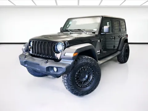 Black 2021 Jeep Wrangler Unlimited Sport for sale in Montclair, CA