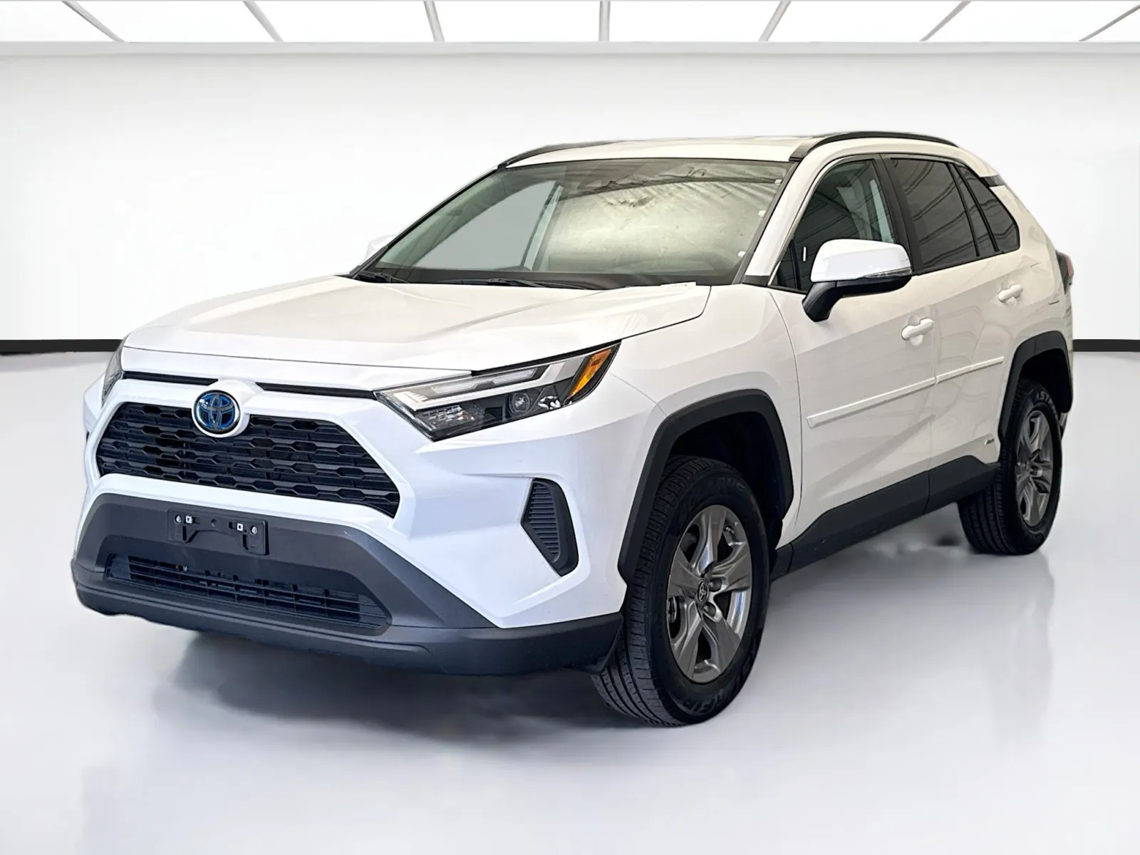 White 2023 Toyota RAV4 Hybrid LE for sale in Montclair, CA