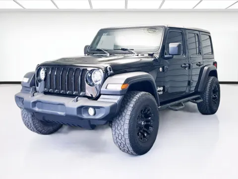Black 2021 Jeep Wrangler Unlimited Sport S for sale in Montclair, CA