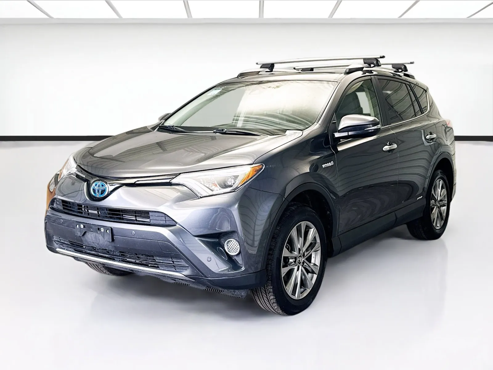 Gray 2018 Toyota RAV4 Hybrid Limited for sale in Montclair, CA