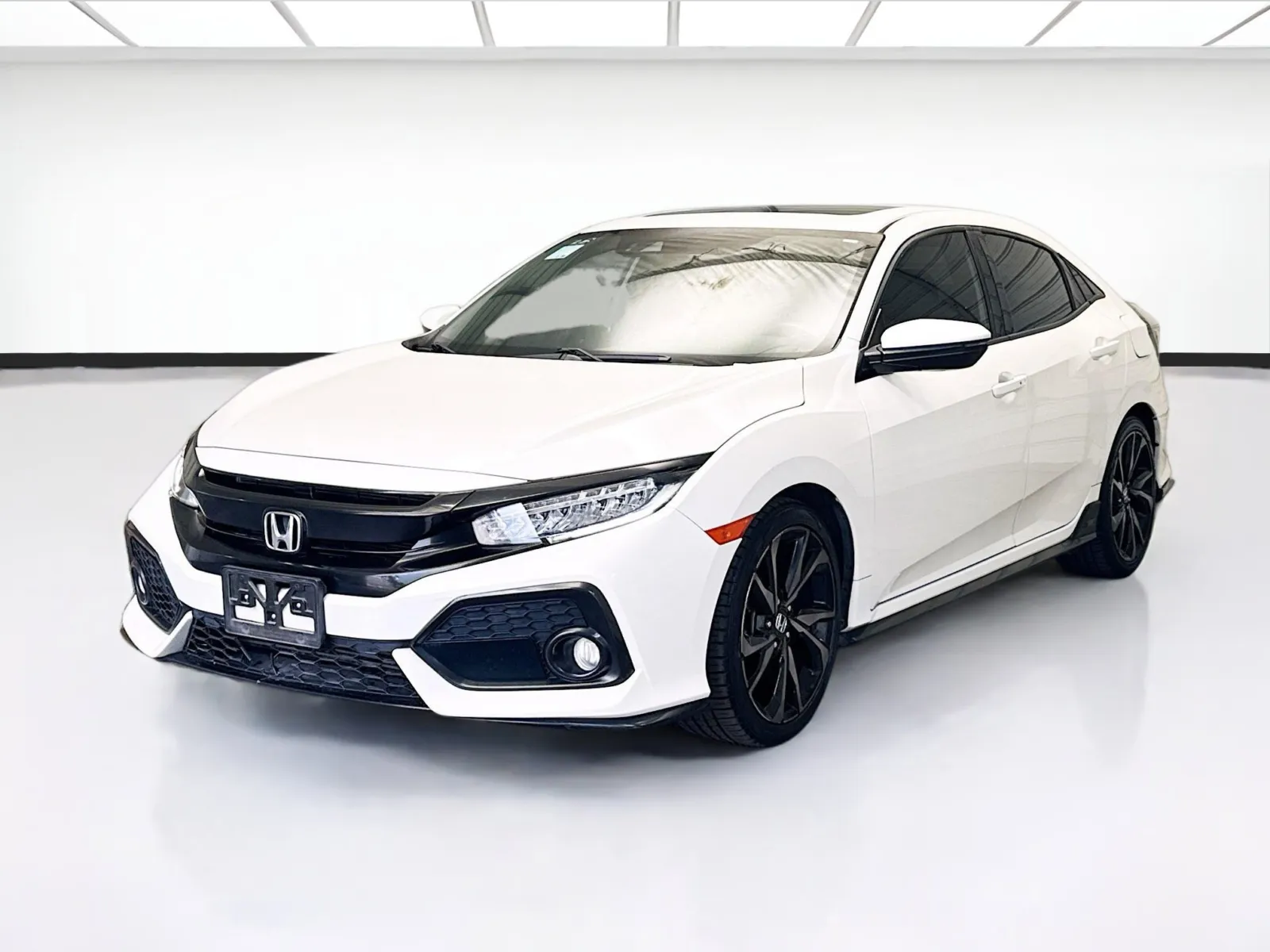 White 2018 Honda Civic Sport Touring for sale in Montclair, CA