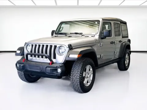 Silver 2021 Jeep Wrangler Unlimited Sport S for sale in Montclair, CA