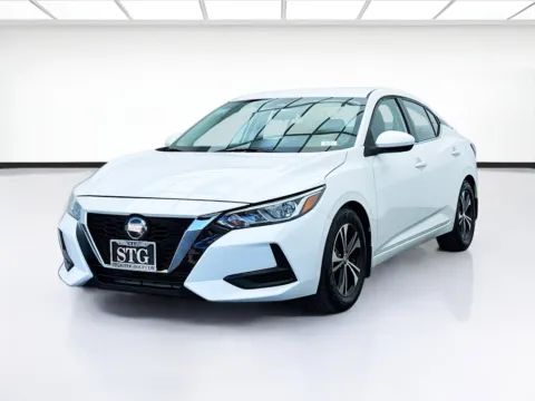 White 2021 Nissan Sentra SV for sale in Montclair, CA