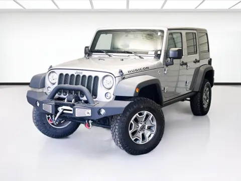 Silver 2017 Jeep Wrangler Unlimited Rubicon for sale in Montclair, CA