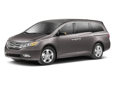Silver 2013 Honda Odyssey Touring for sale in Montclair, CA
