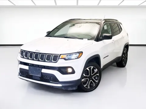 White 2023 Jeep Compass Limited for sale in Montclair, CA