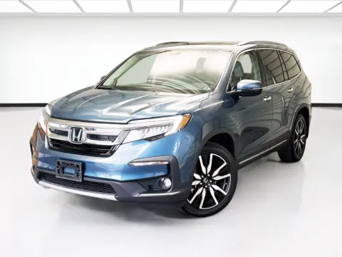 Blue 2022 Honda Pilot Touring 8 Passenger for sale in Montclair, CA