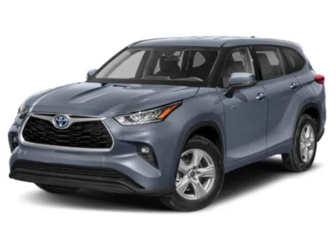 Black 2021 Toyota Highlander Hybrid XLE for sale in Montclair, CA