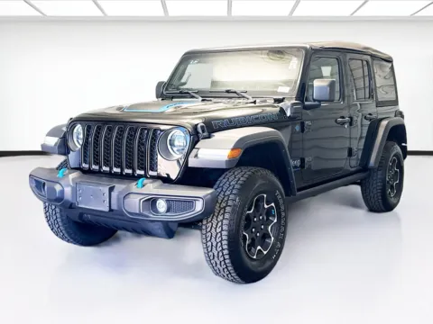 Black 2023 Jeep Wrangler Rubicon 4xe for sale in Montclair, CA