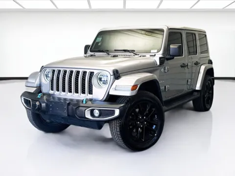Silver 2021 Jeep Wrangler Unlimited Sahara 4xe for sale in Montclair, CA