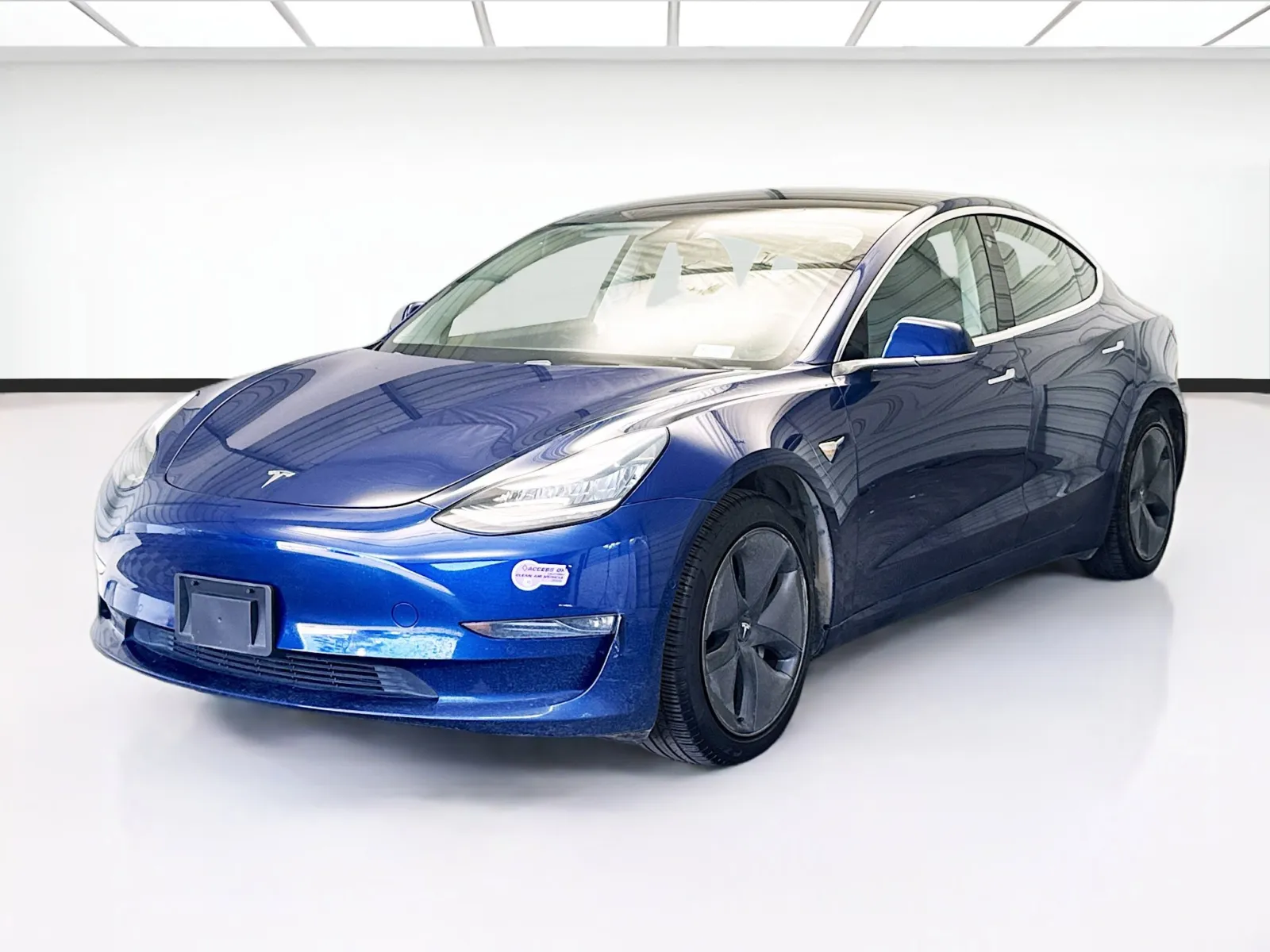 Blue 2019 Tesla Model 3 Long Range for sale in Montclair, CA