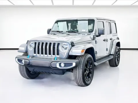 Gray 2022 Jeep Wrangler Unlimited Sahara 4xe for sale in Montclair, CA