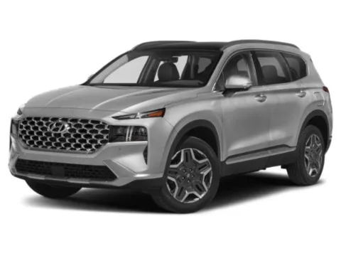 Red 2023 Hyundai Santa Fe Hybrid Limited for sale in Montclair, CA