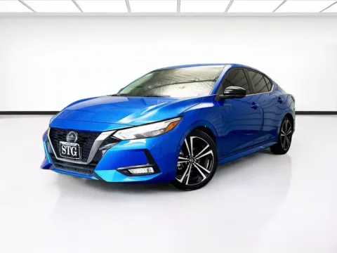Blue 2021 Nissan Sentra SR for sale in Montclair, CA