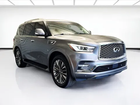 Another view of 2019 INFINITI QX80 LUXE for sale in Montclair, CA at STG Montclair