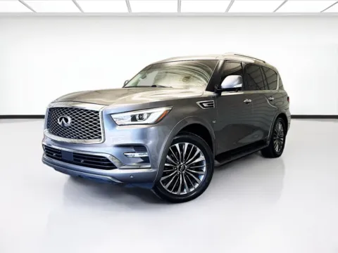 Gray 2019 INFINITI QX80 LUXE for sale in Montclair, CA