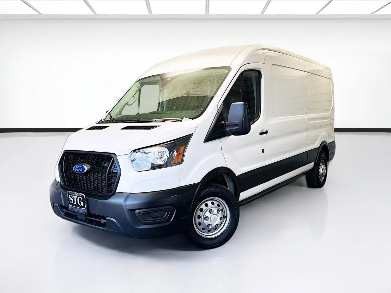 White 2023 Ford Transit-250 M/R CARGO for sale in Montclair, CA