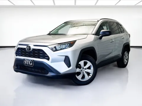 Silver 2021 Toyota RAV4 LE for sale in Montclair, CA