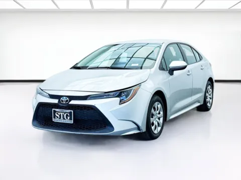 Silver 2021 Toyota Corolla LE for sale in Montclair, CA